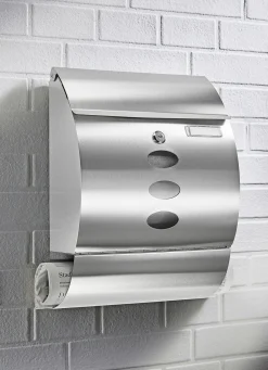 Abschließbarer Edelstahl-Briefkasten