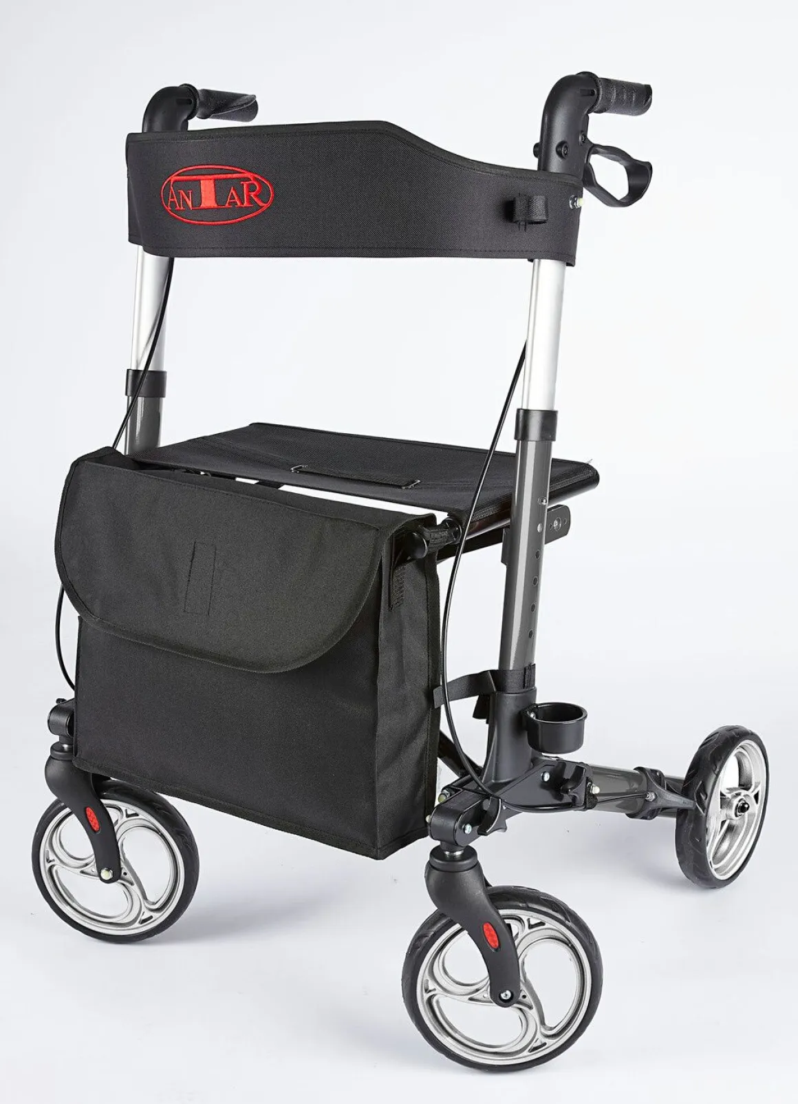Alu-Rollator mit Premium-Ausstattung