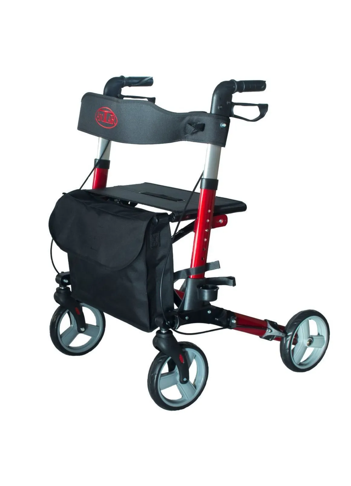Alu-Rollator mit Premium-Ausstattung