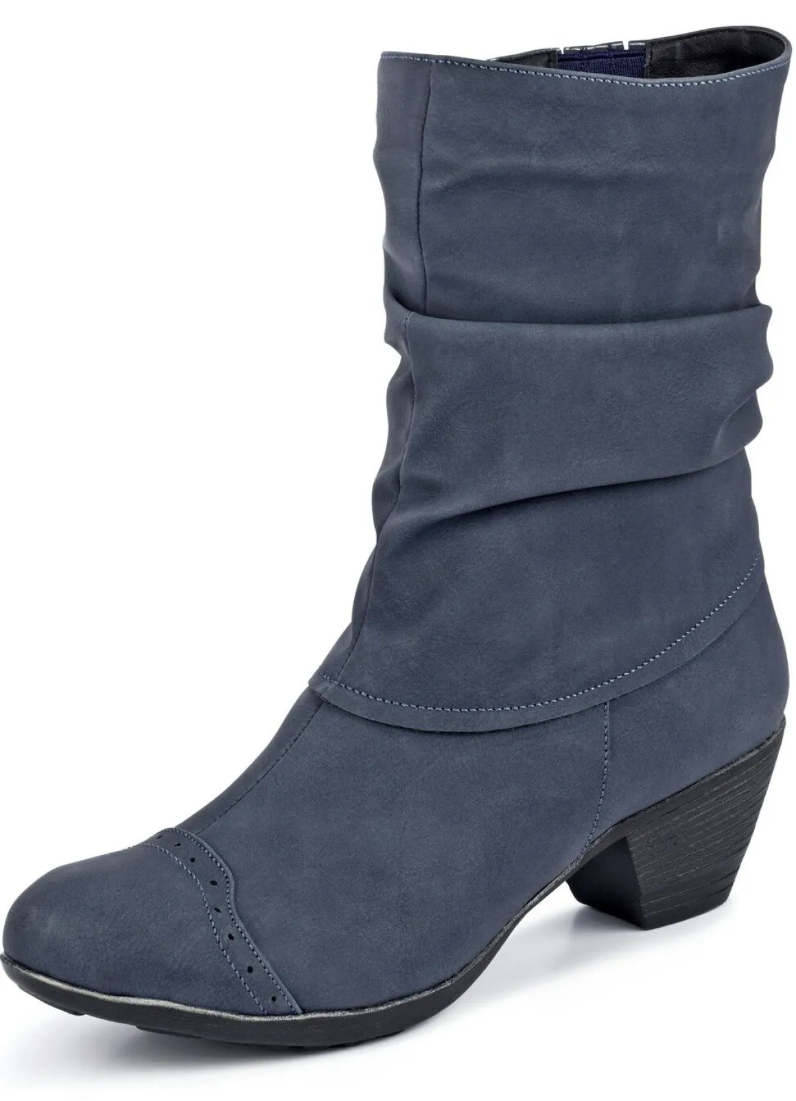 Andrea Conti, modische Damen-Stiefeletten, Winterschuhe, mit Reißverschluss