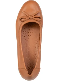 Andrea Conti, schicke Damen-Ballerinas, Weite G, mit herausnehmbarem Fußbett