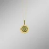 Anhänger mit Brillanten und Baguette-Diamanten