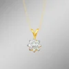 Anhänger mit Brillant und Diamanten
