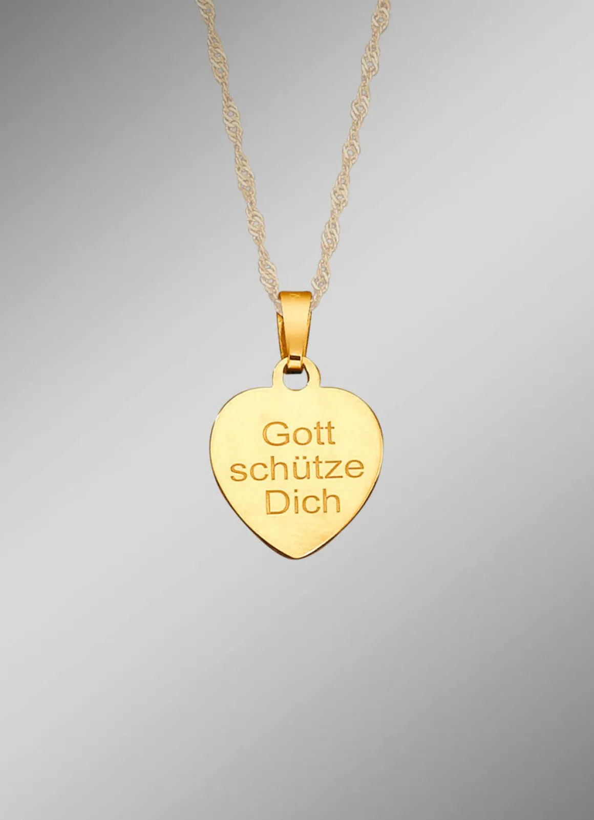 Anhänger Schutzengel mit Diamantschnitt