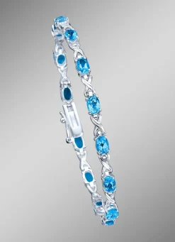 Armband mit echten Blautopasen