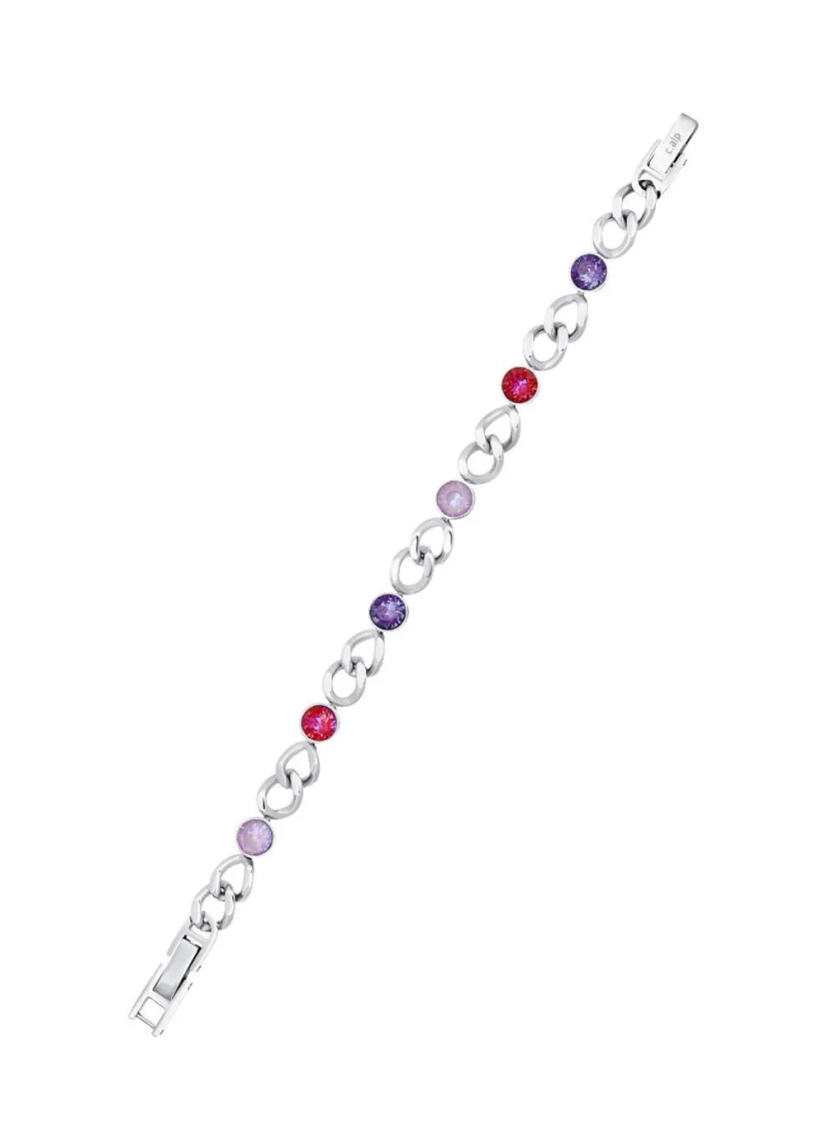 Armband mit Kristallen in Pink