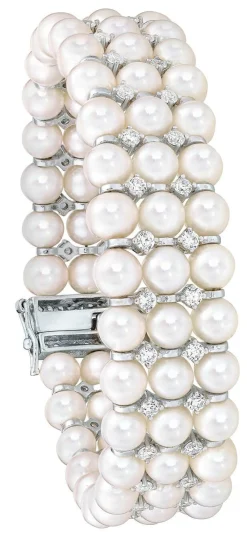 Armband mit Süßwasser-Zuchtperlen