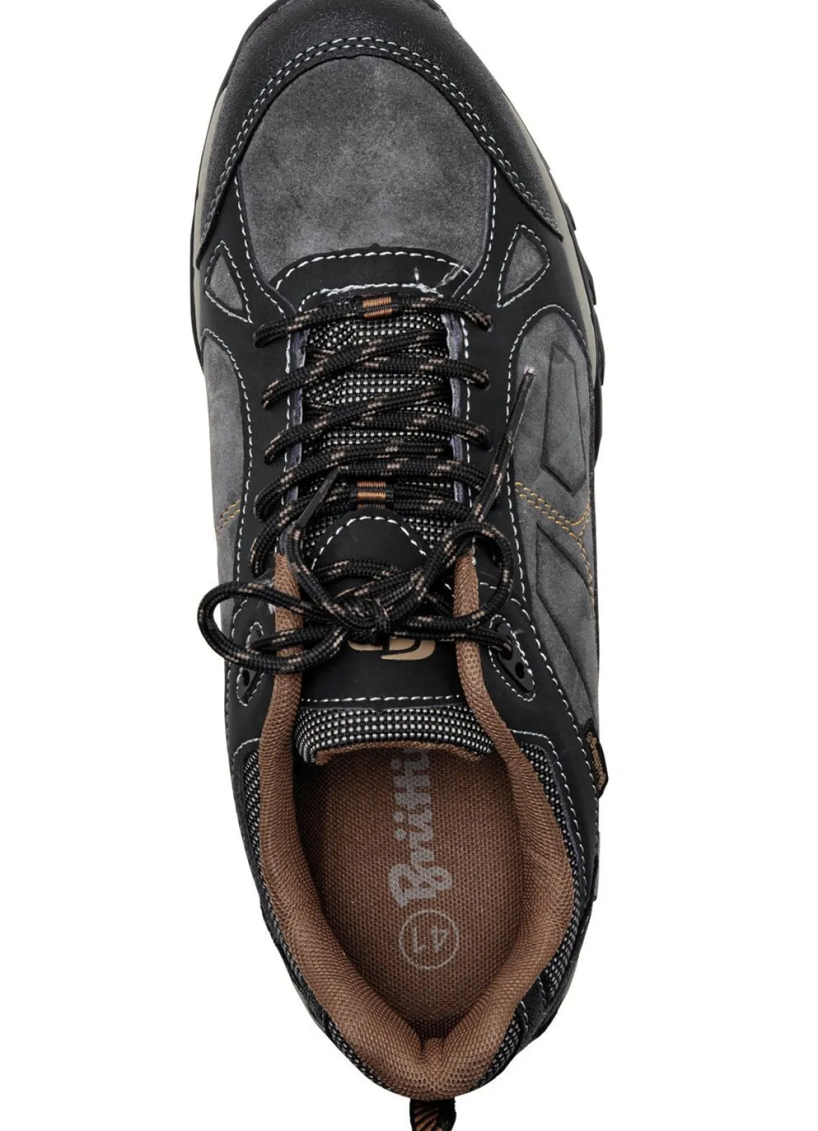 Atmungsaktive Herren-Schnürschuhe, mit herausnehmbarem Fußbett