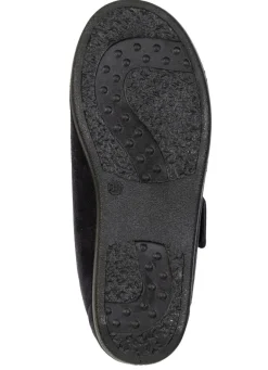 Bequeme Damen-Klettschuhe, Weite H, mit herausnehmbarem Fußbett