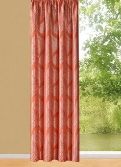 Übergardine mit Kräuselband