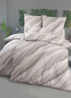 Bettwäsche-Garnitur in Flanell-Qualität