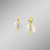 Bewegliche Eleganz: Ohrstecker mit echt Perlmutt