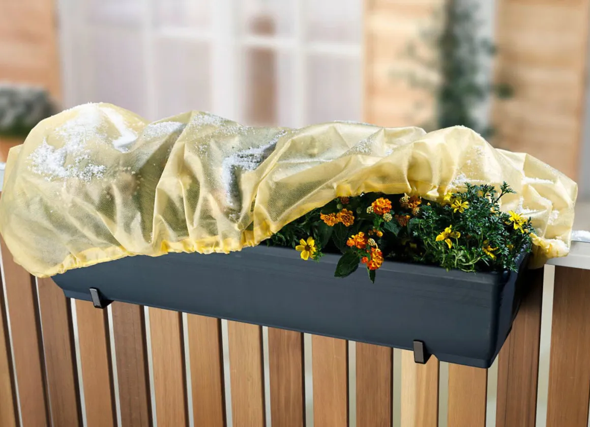 Blumenkastenhauben, 2er-Set