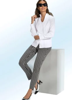 Bluse mit Kelchkragen
