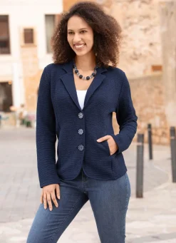 Blusenjacke mit Knopfleiste