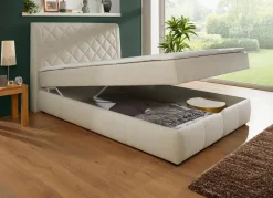 Boxspringbett mit Bettkasten und Topper