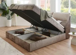 Boxspringbett mit Bettkasten und Kaltschaumtopper