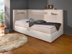 Boxspringbett mit integrierter LED-Beleuchtung