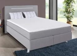 Boxspringbett mit LED-Beleuchtung