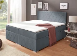 Boxspringbett mit Topper und Bettkasten