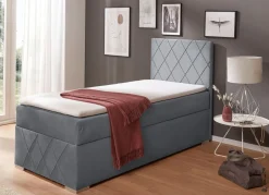 Boxspringbett mit Topper und Bettkasten