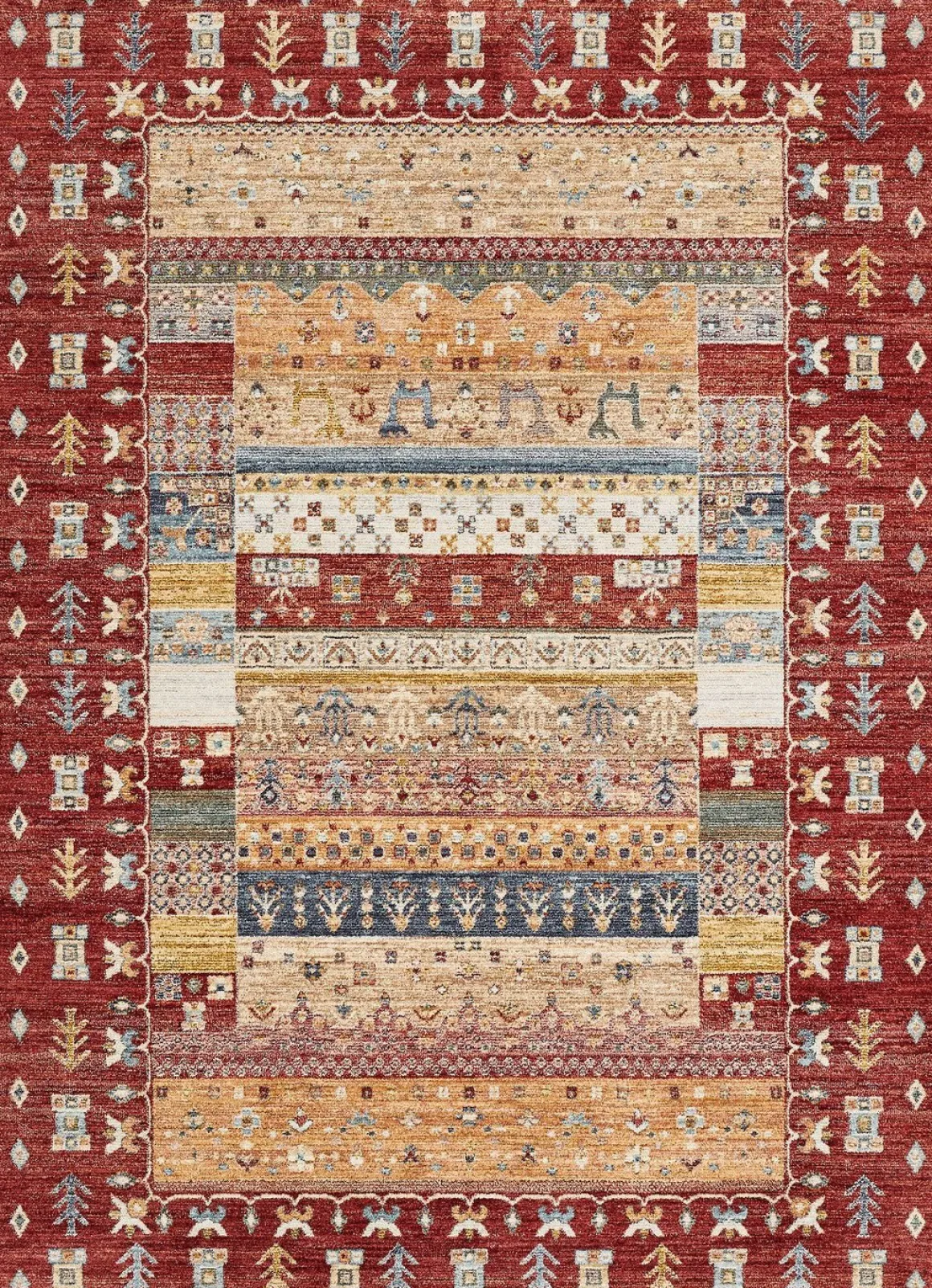 Brücken und Teppiche mit Textil-Rückseite