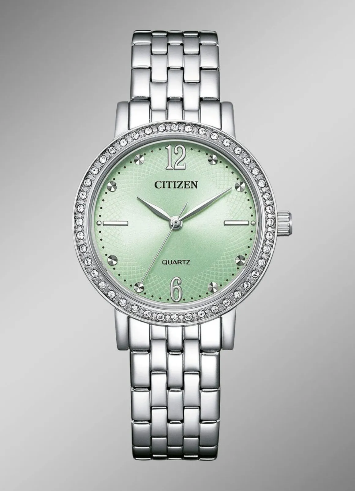 Citizen Quartz-Damenuhr mit Edelstahlbandgehäuse