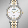 Citizen Quartz-Damenuhr mit Perlmutt-Einlage