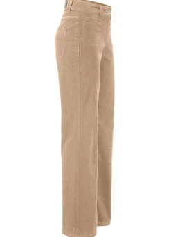 Cordhose mit weitem Beinverlauf
