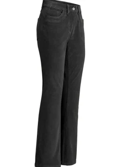 Cordhose in trendiger Bootcut-Form