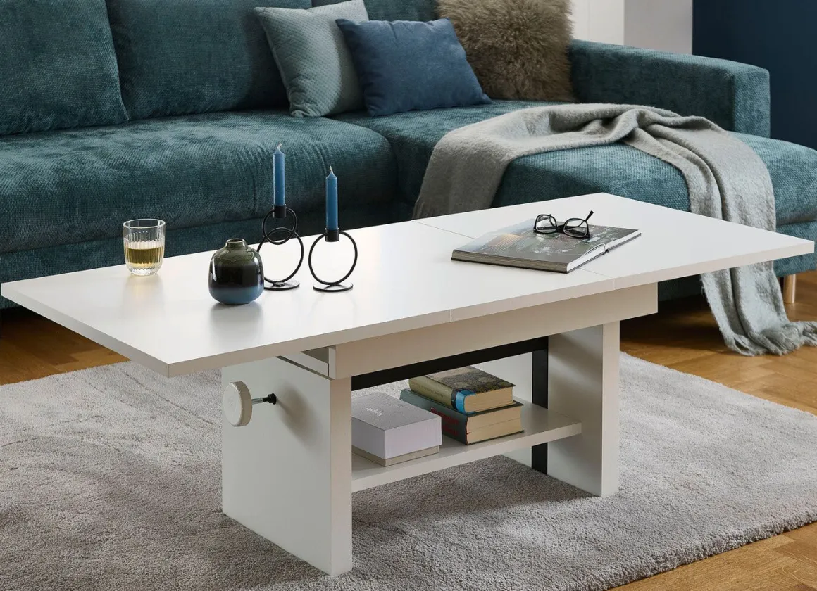 Couchtisch mit Lift-Mechanik
