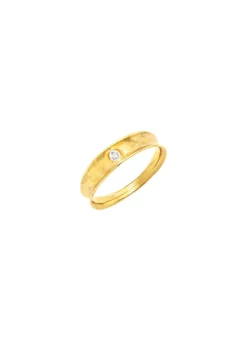 Damenring mit Diamant