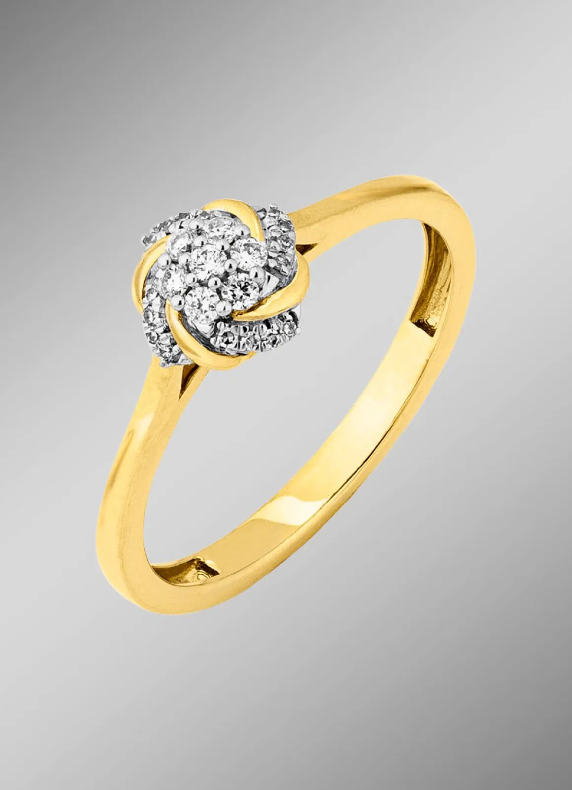 Damenring mit 23 Diamanten