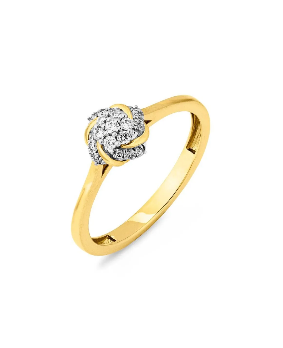 Damenring mit 23 Diamanten