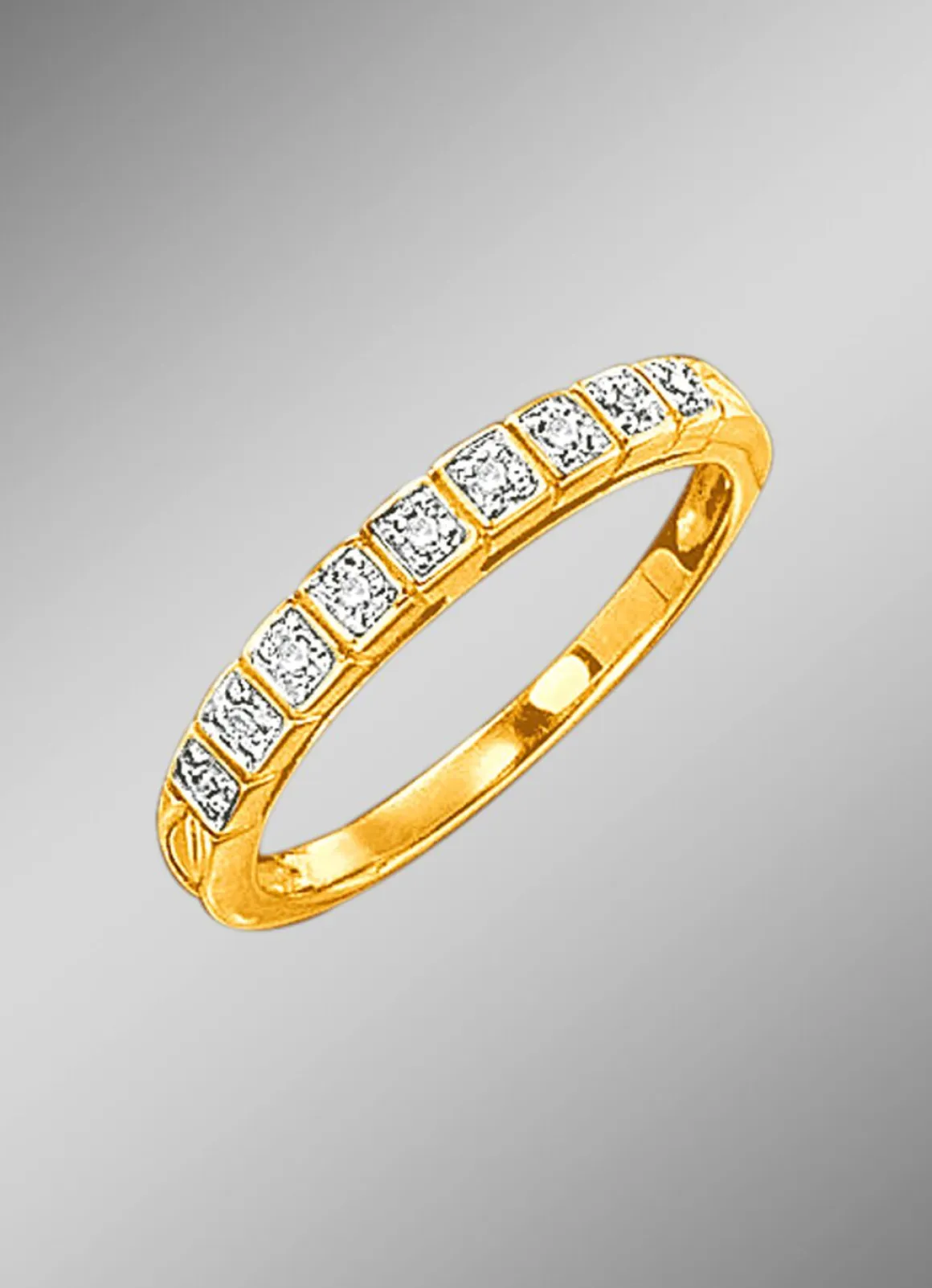 Damenring mit Diamanten