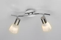 Deckenleuchte aus mattem Metall