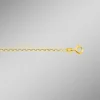 Diamantierte Ankerkette aus Gold