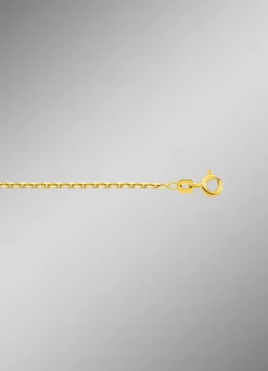 Diamantierte Ankerkette aus Gold