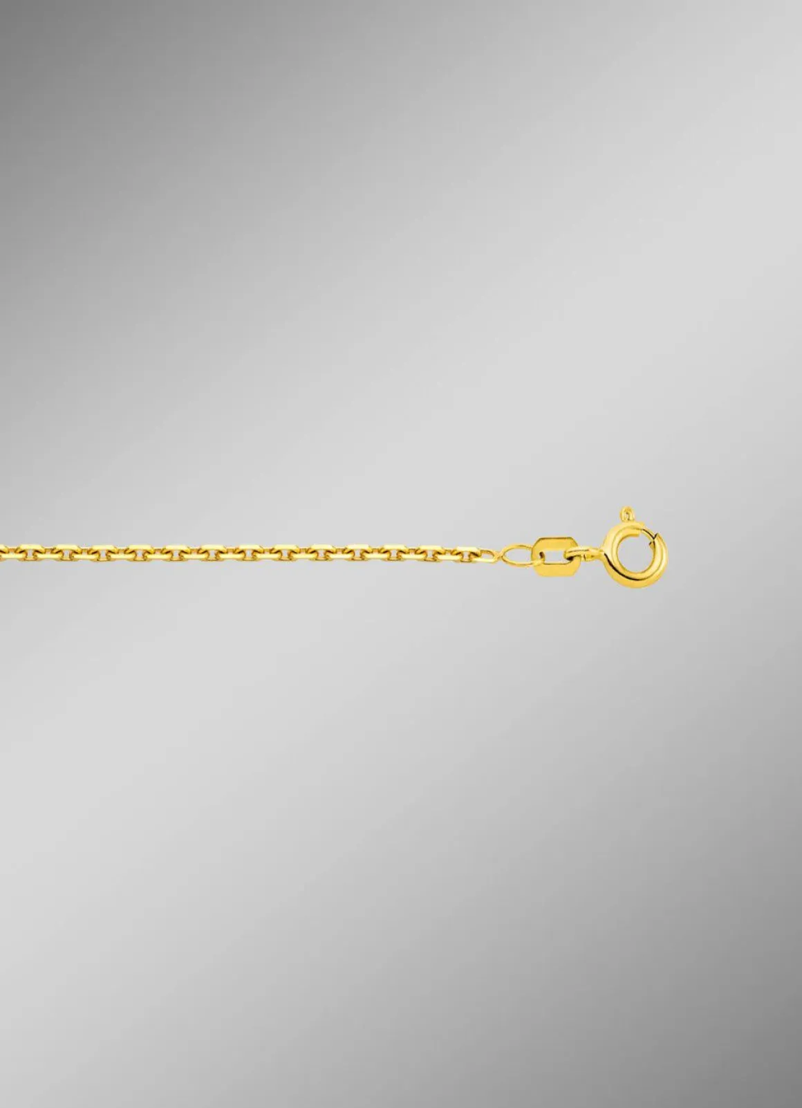 Diamantierte Ankerkette aus Gold