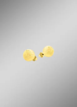 Diamantierte Kugel-Ohrstecker