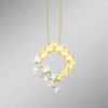 Diamantierter Anhänger mit 9 Brillanten