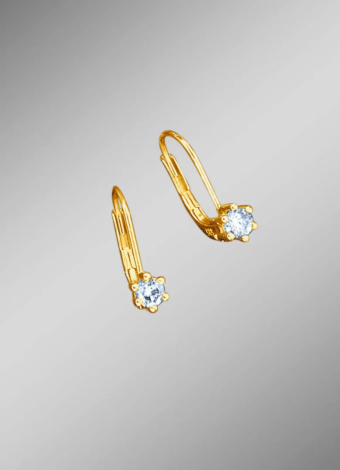 Diamant-Ohrringe mit 2 Brillanten