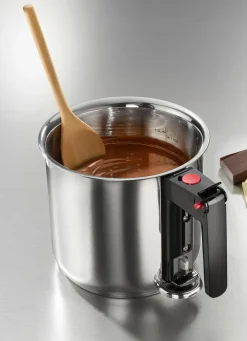 Doppelwandiger Wasserbadtopf aus Edelstahl