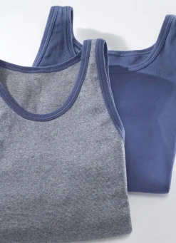 Dreierpack Sportjacken aus Feinripp, uni