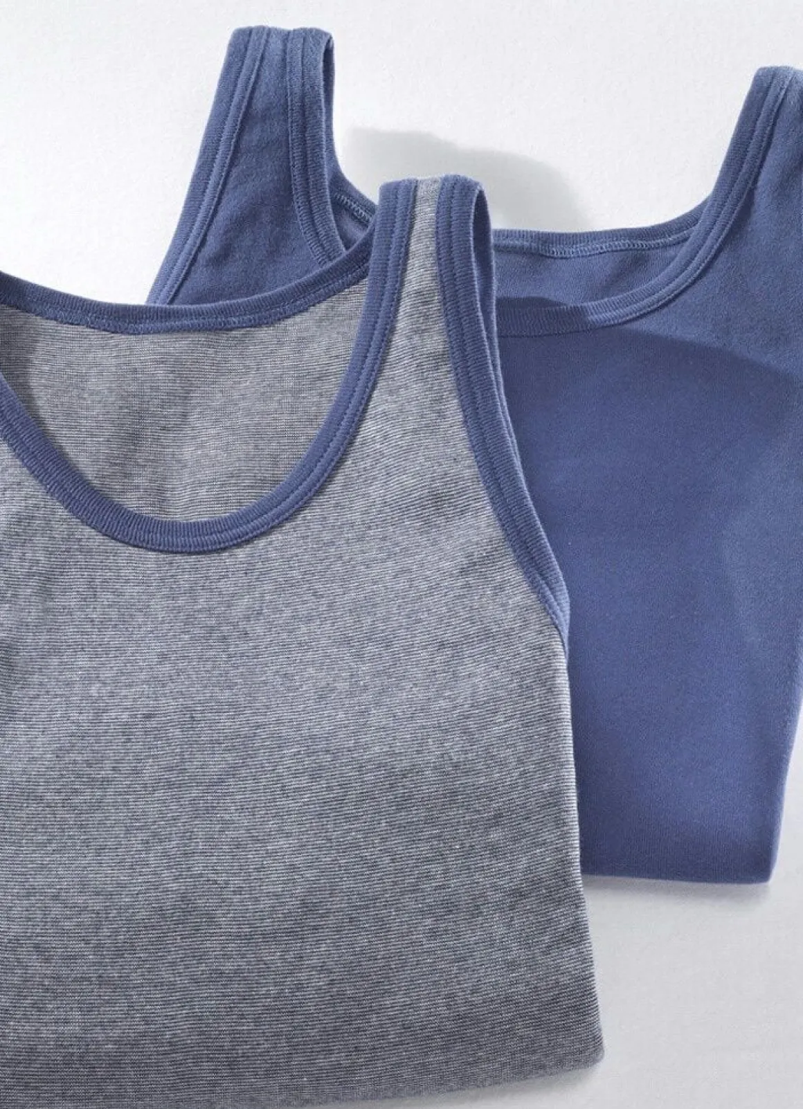 Dreierpack Sportjacken aus Feinripp, uni