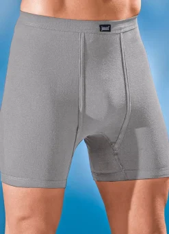 Dreierpack Unterhosen aus Feinripp mit Eingriff, uni bunt