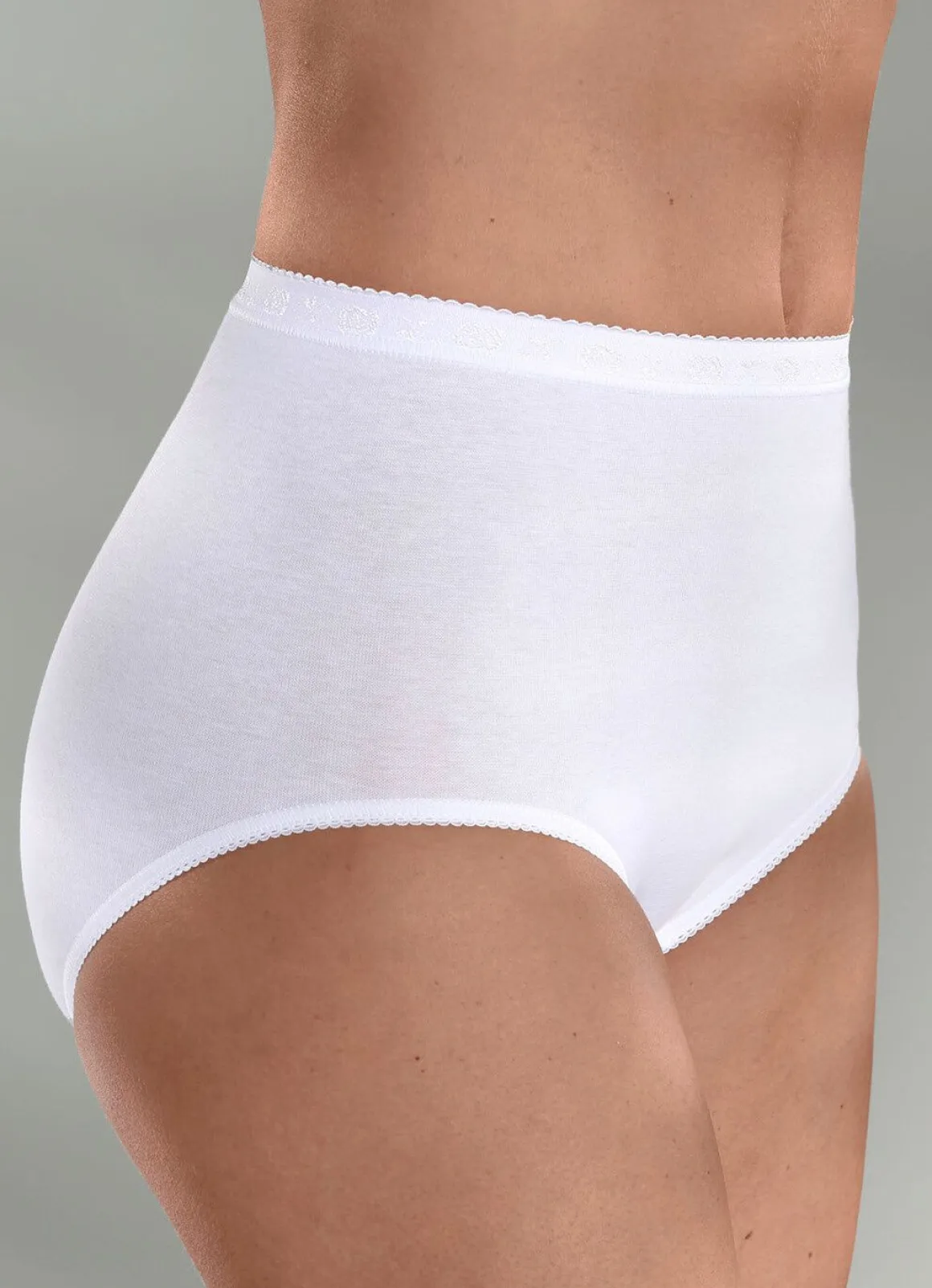 Dreierpack Slips mit elastischen Abschlüssen