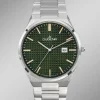 Dugena-Quartz-Herrenuhr mit Edelstahlbandgehäuse