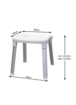 Dusch- und Badehocker mit extra großer Sitzfläche