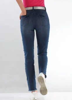 Edel-Jeans mit tollen Zierperlen